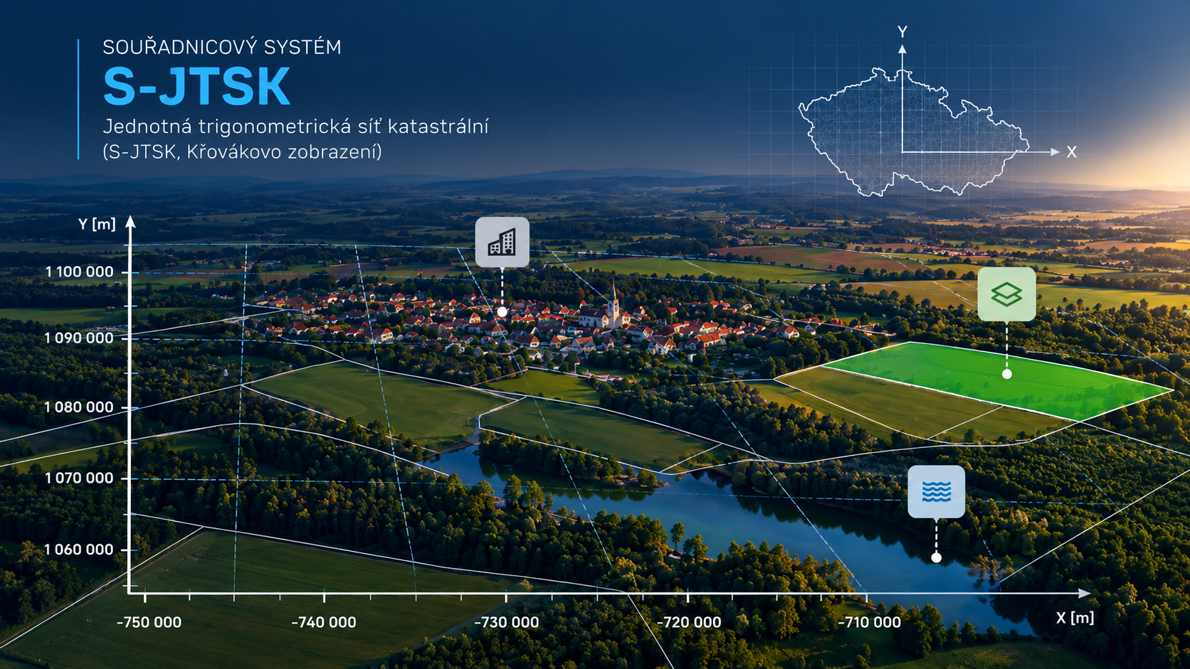 Základní mapa JTSK